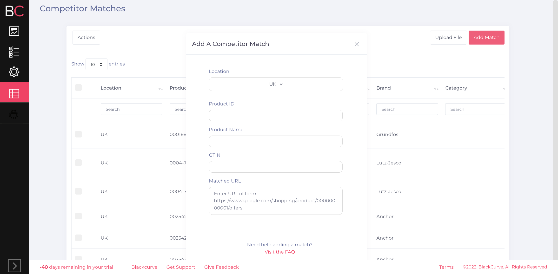 Competitor-Match-Management-Portal